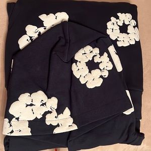 Authentic Denim Tears Hoodie Navy Size XL